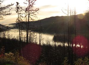 2b miner lake (Perkin’s Peak In Snow)