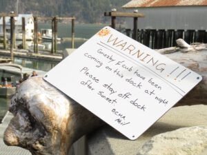 4 sign (Taking The Boat Out, Bella Coola)
