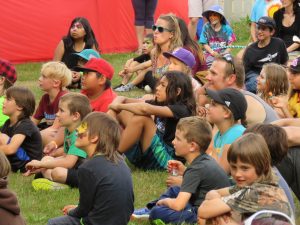 28 enthralled (Bella Coola Music Festival again.)