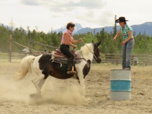 28 barrel exchange 1 (Tatla Lake Gymkhana)