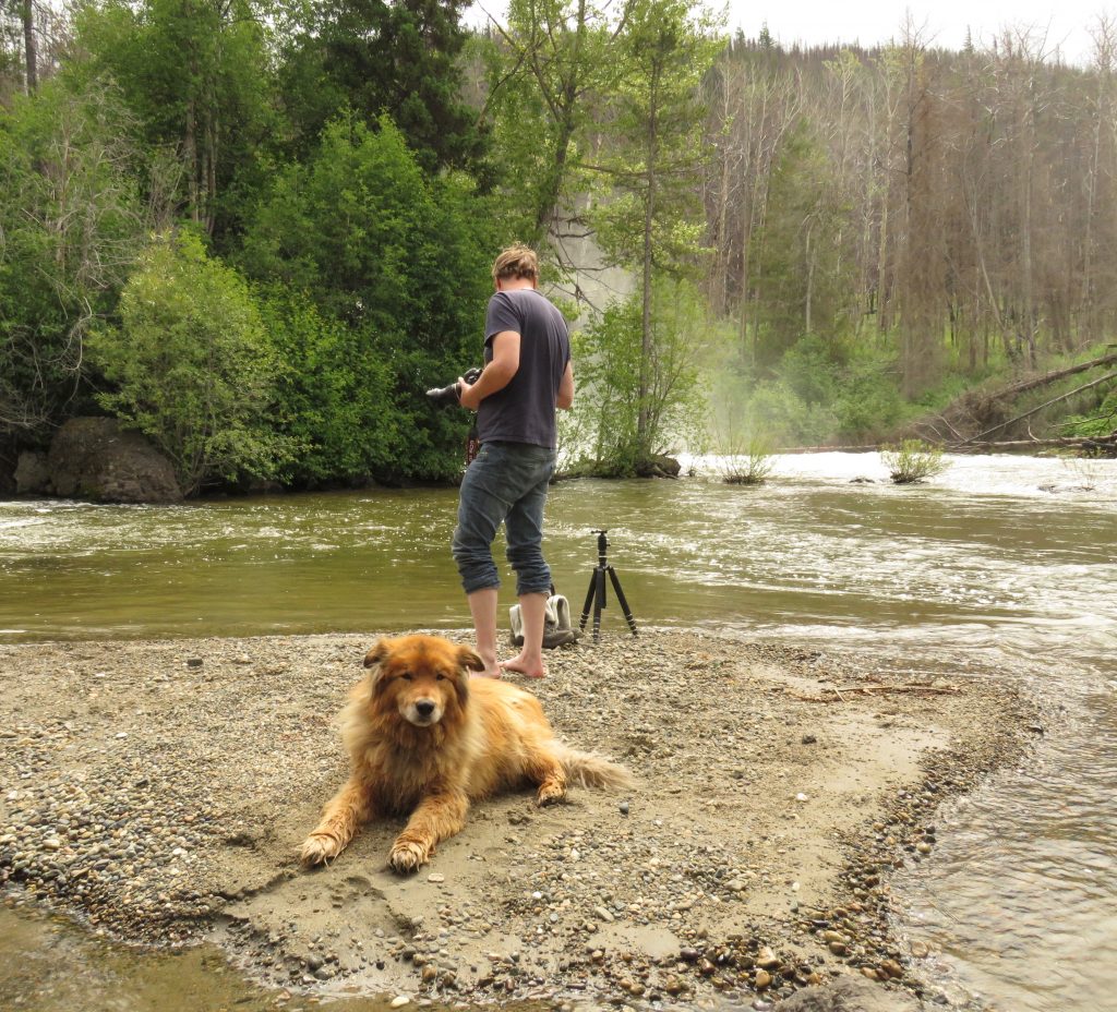 Harry at the falls