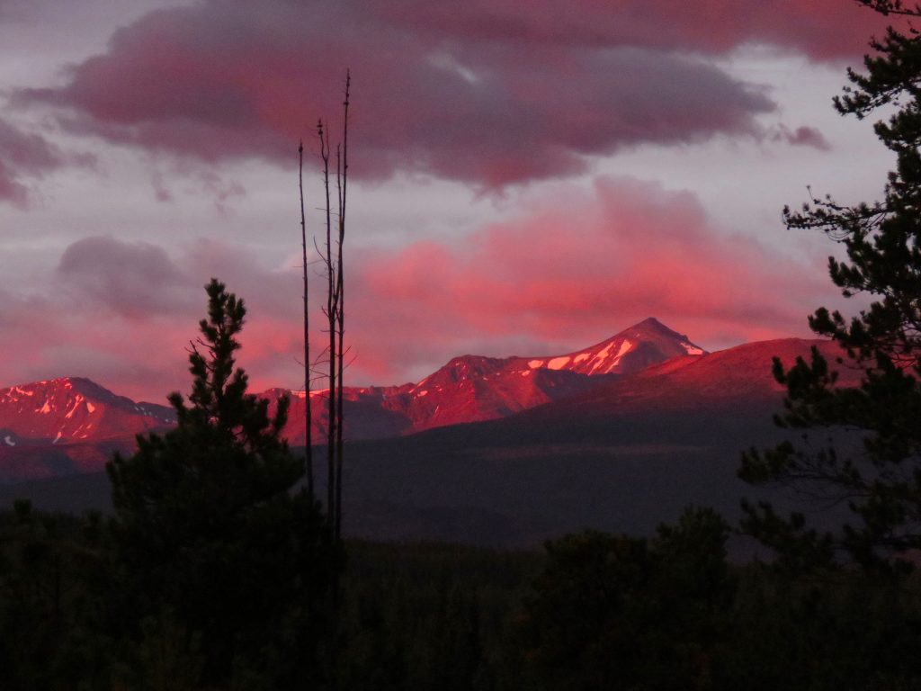 Perkins peak sunrise