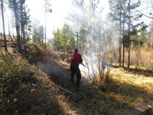 1 first fire (Fire-smarting ginty creek)