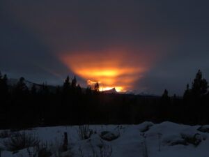 1 solstice sunset (A Month Into The New year)