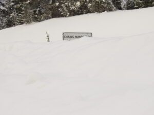 1 chains mandatory (February Cold Snap)