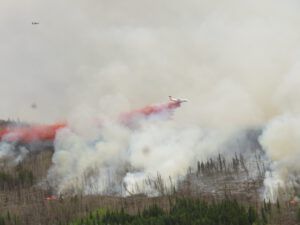 10 tanker 2 and borddog (Kleena Kleene Fire)