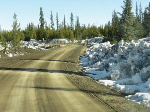 3 gree river (Bella Coola Hill Mid April)