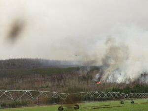 9 wind change bird dog smoke (Kleena Kleene Fire)