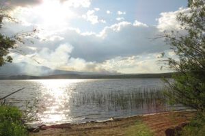 20 from Clearwater Lake. (heat)