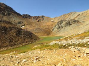 18 pond (Perkins Peak fall colours.)