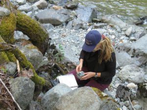 19 Kate Fields and camera (Bella Coola Valley interim)