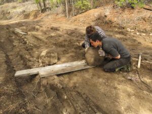 8 boghole moving rock 2 moving huge rock (Road metamorphosis)