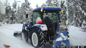 4 tractor (real winter)