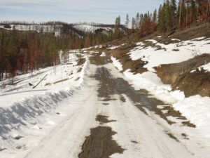 30 road breaking up (February 2022)