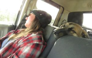 12 sleepy passengars (Bella Coola Visit)