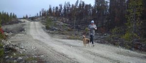 21 Alyssa Pepita running (Bella Coola Visit)