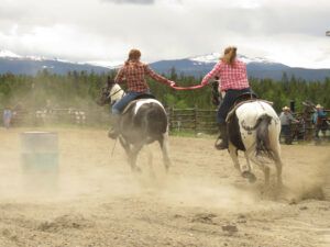 7 ribbon race (Tatla Lake Gymkhana 2022.)