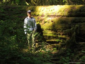 22 Fallen cedar (TRIPS WITH ANDREW.)