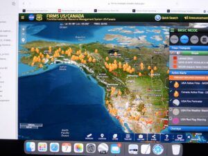 1 fire map (Summer 2024)