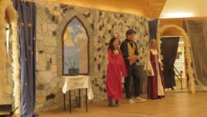 18 play – backdrop. (Signs of Spring)