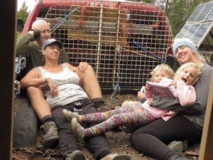 going for loasd in truck. (Firewood)