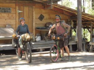 off on bike trip (Summer)