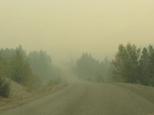 smoke on highway (Summer)