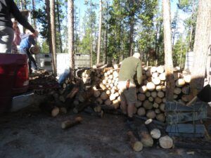 8 outside wood (Firewood)